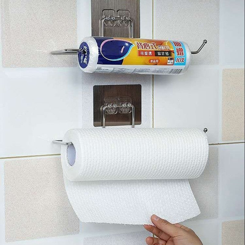 1/2 pcs Hanging Toilet Paper Holder Roll Paper Holder Flying Home Storage Racks