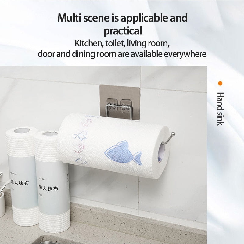 1/2 pcs Hanging Toilet Paper Holder Roll Paper Holder Flying Home Storage Racks