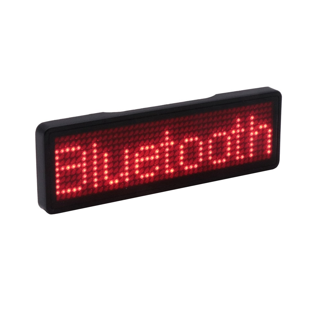 Bluetooth LED nameplate supports multi-language small LED screen HD text digits pattern display