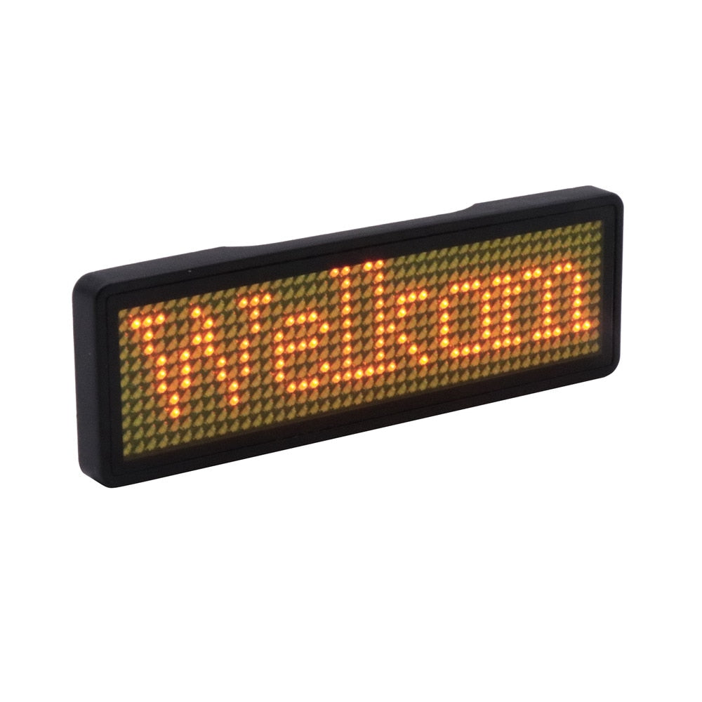Bluetooth LED nameplate supports multi-language small LED screen HD text digits pattern display