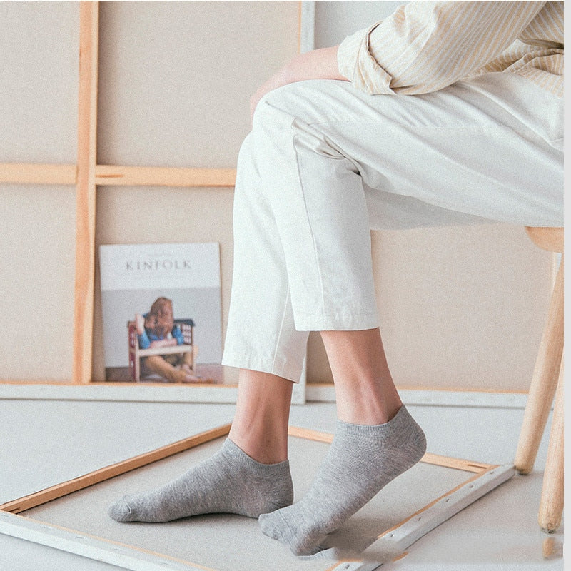 10 Pairs Unisex Socks for Women and Men Breathable Sports Socks Comfortable Cotton Ankle Socks