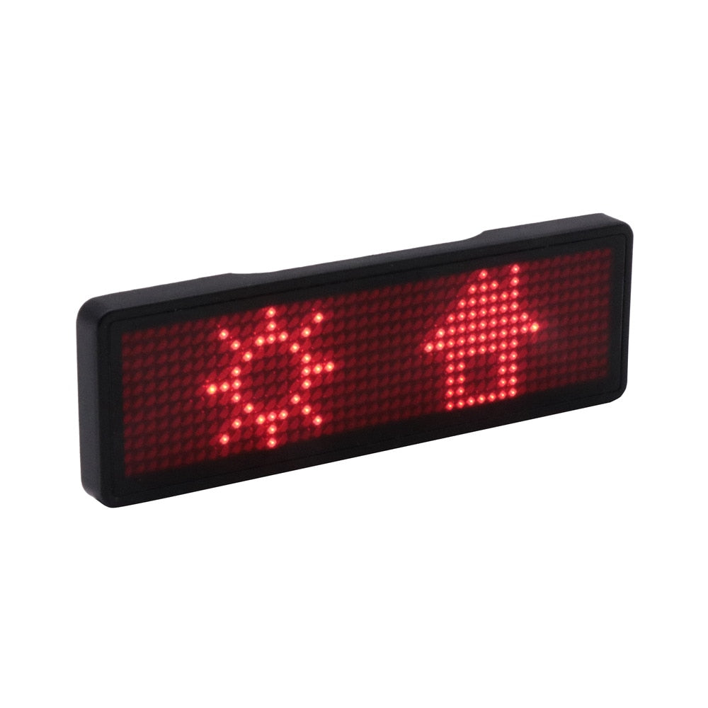 Bluetooth LED nameplate supports multi-language small LED screen HD text digits pattern display