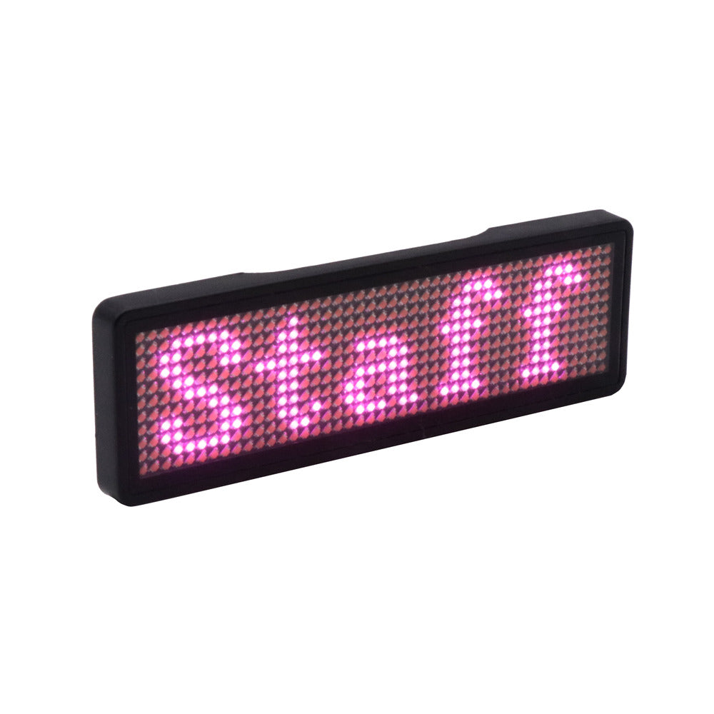 Bluetooth LED nameplate supports multi-language small LED screen HD text digits pattern display