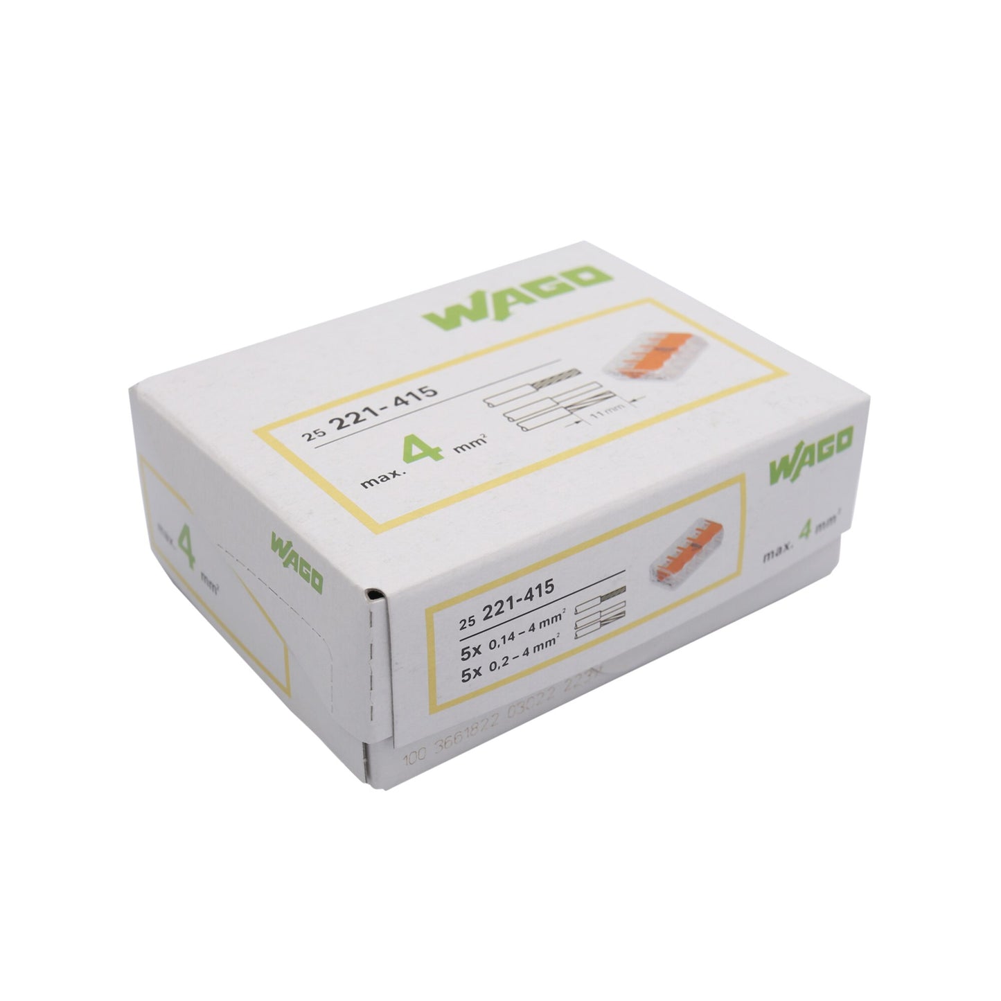 WAGO 221-415 LEVER-NUTS 25 dle Wire Connector ( wago 221 415 )