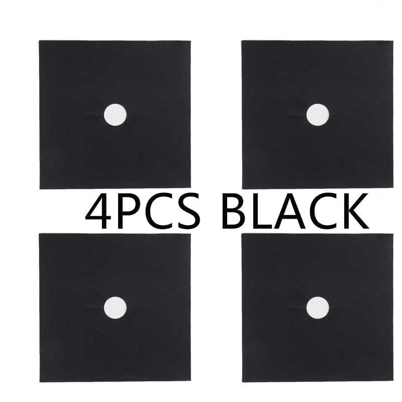 1/4 pcs Stove Protector Cover Lining Gas Stove Protector Gas Stove Stove Burner Protector Kitchen