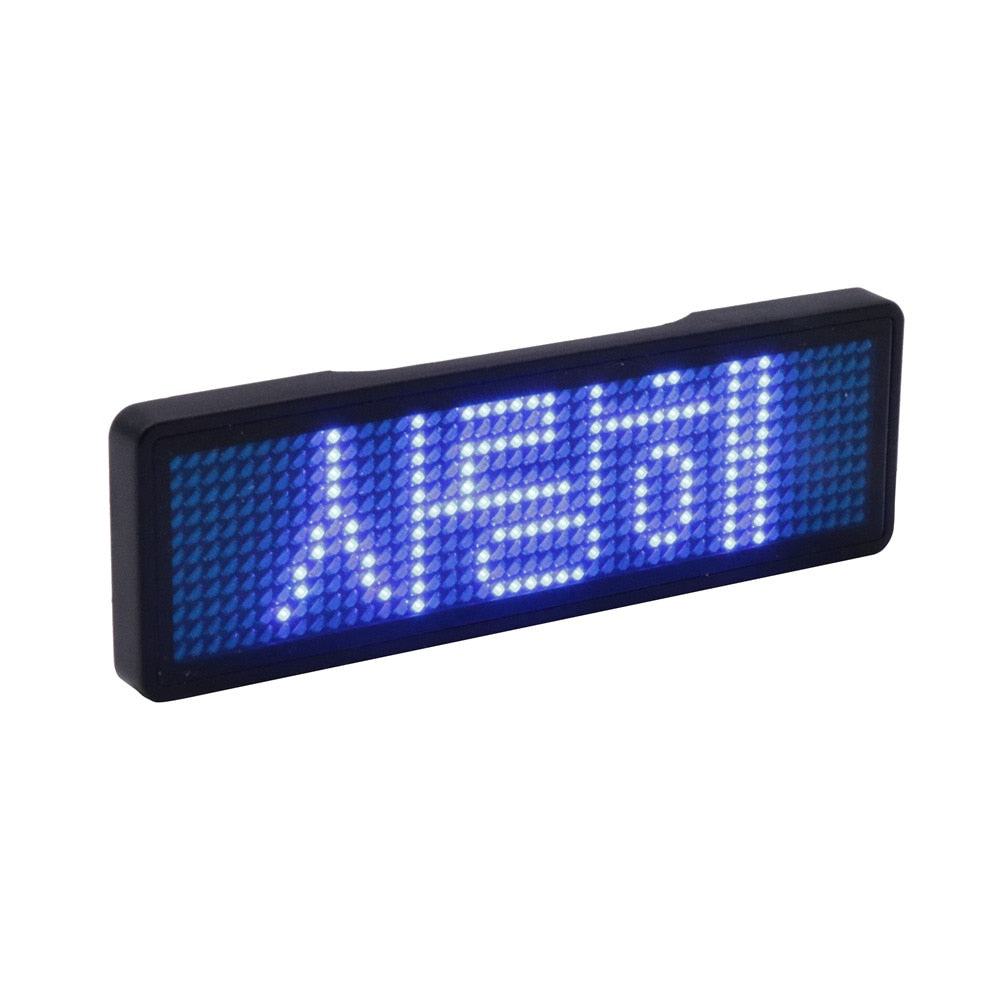 Bluetooth LED nameplate supports multi-language small LED screen HD text digits pattern display