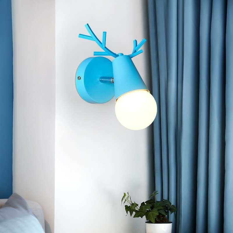 Gevir LED Wall Lamp Nordic Vintage Modern Ceiling Children's Room