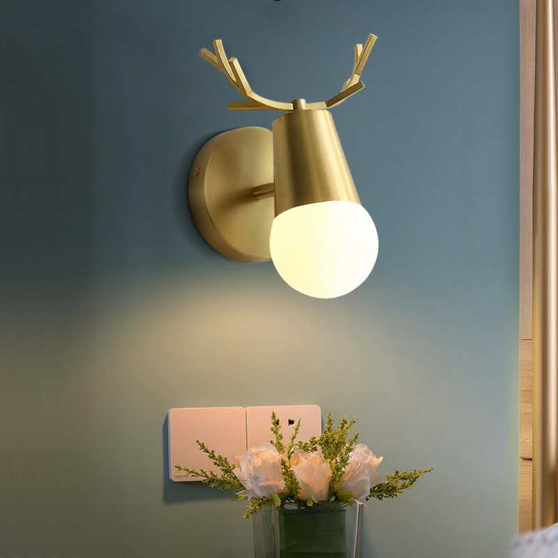 Gevir LED Wall Lamp Nordic Vintage Modern Ceiling Children's Room