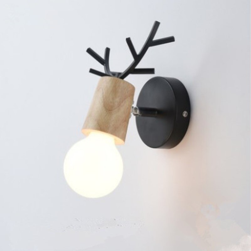 Gevir LED Wall Lamp Nordic Vintage Modern Ceiling Children's Room