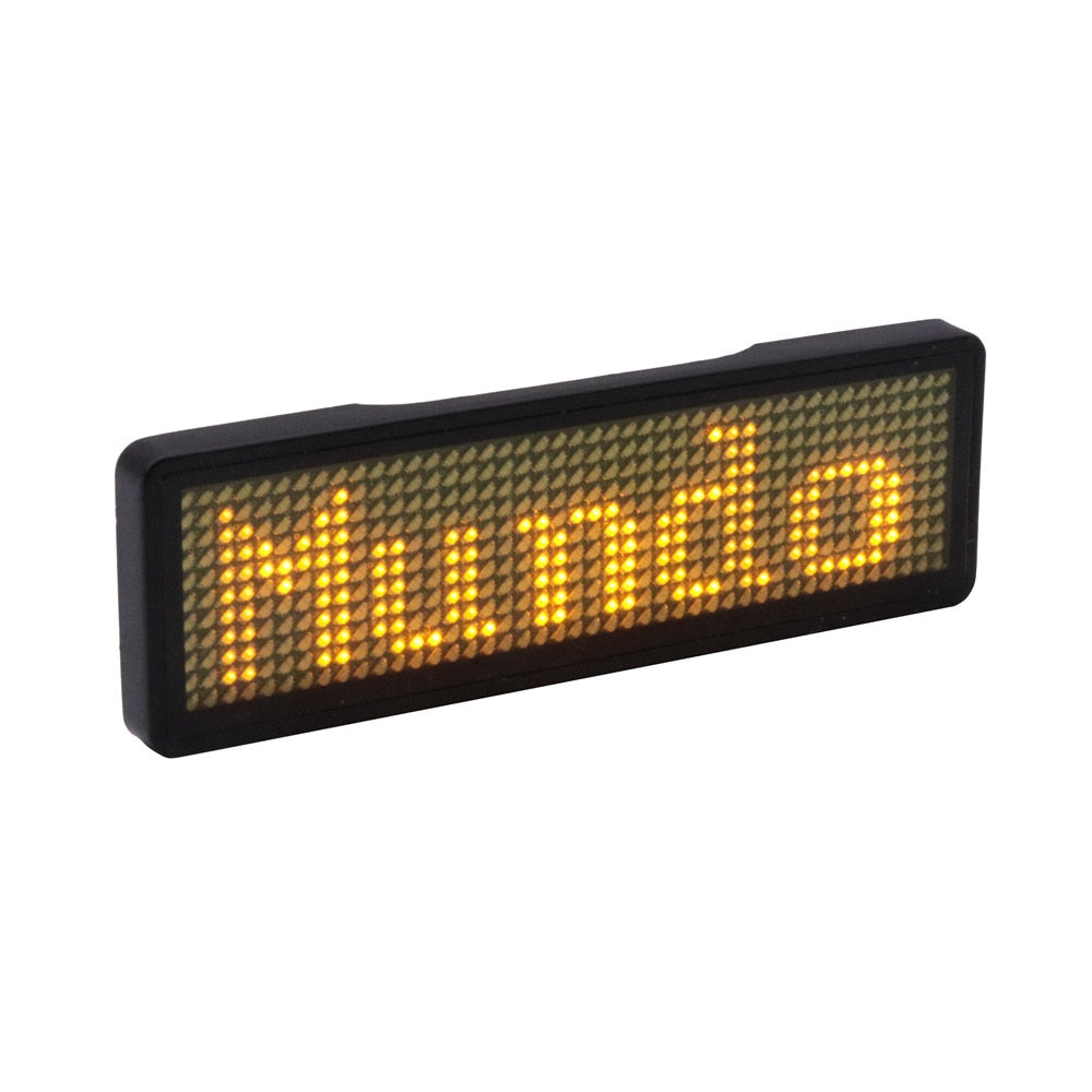 Bluetooth LED nameplate supports multi-language small LED screen HD text digits pattern display