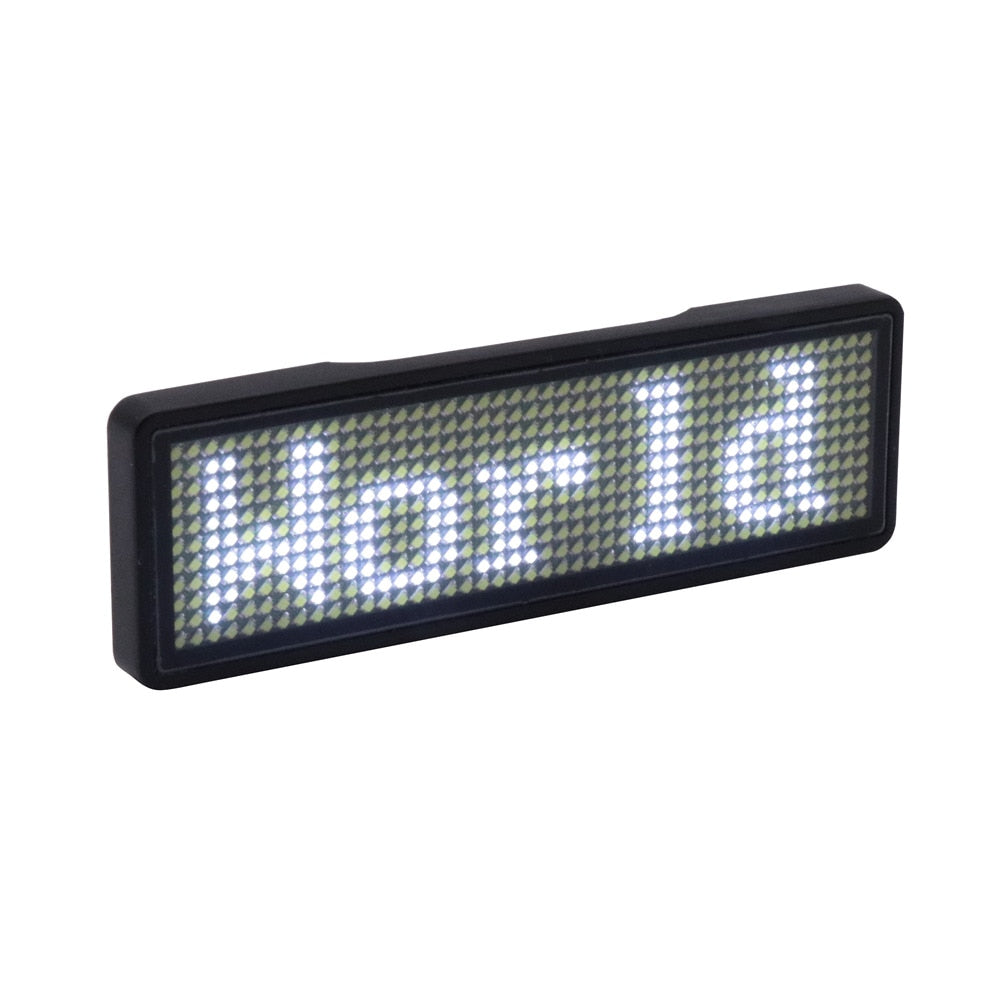 Bluetooth LED nameplate supports multi-language small LED screen HD text digits pattern display