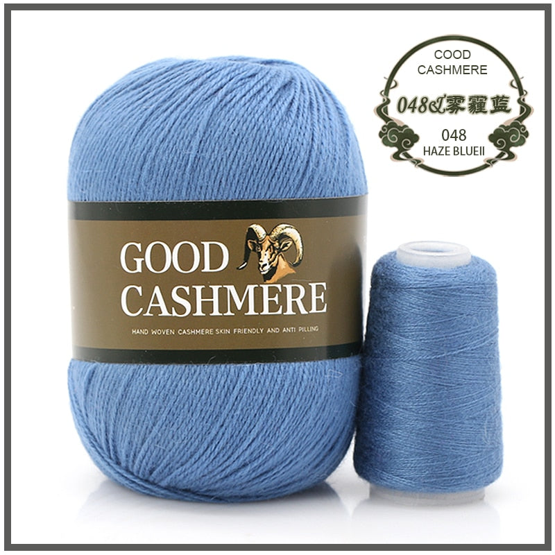 50+20g Mongolian Cashmere wool mix + thread