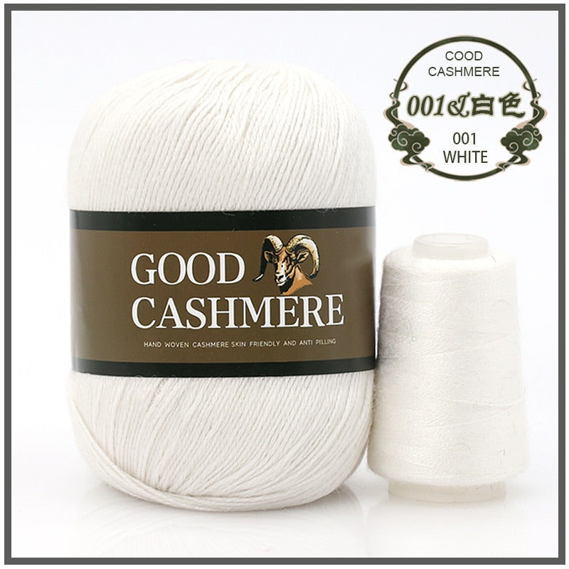 50+20g Mongolian Cashmere wool mix + thread