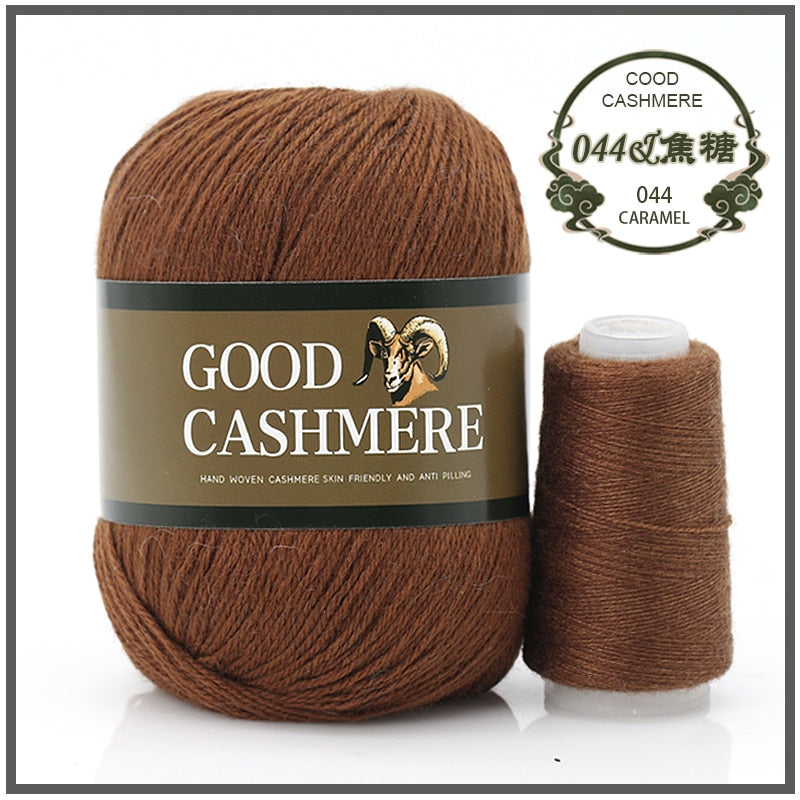 50+20g Mongolian Cashmere wool mix + thread