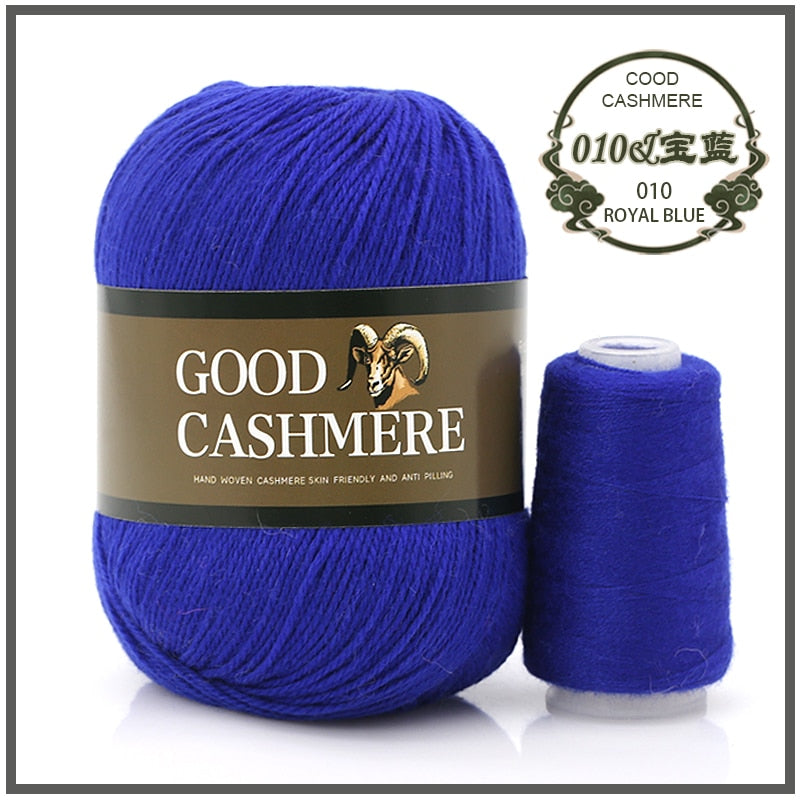 50+20g Mongolian Cashmere wool mix + thread