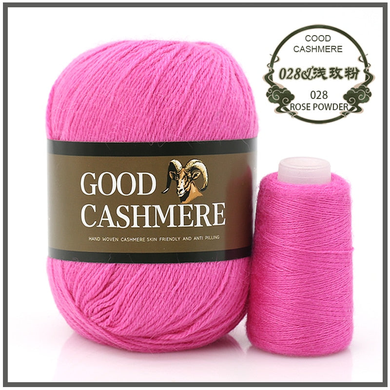 50+20g Mongolian Cashmere wool mix + thread