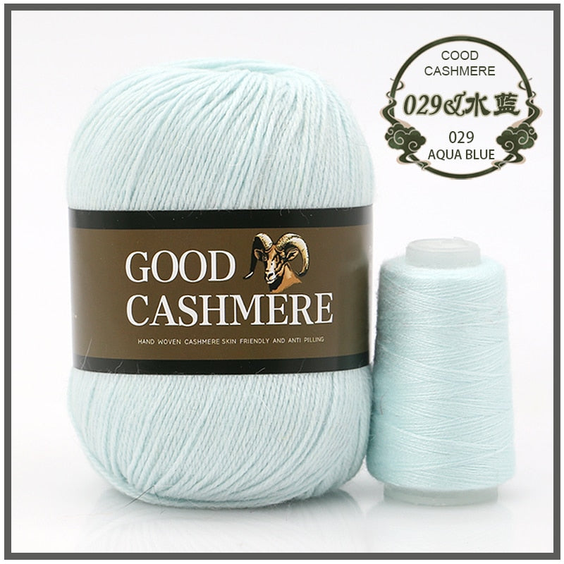 50+20g Mongolian Cashmere wool mix + thread