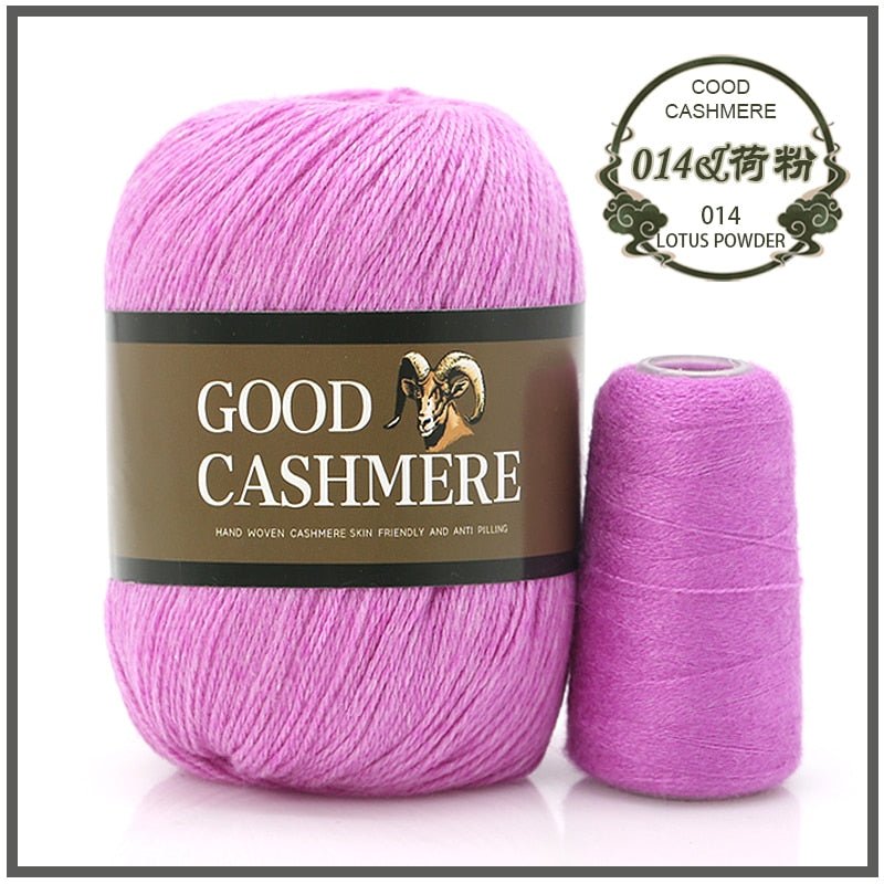 50+20g Mongolian Cashmere wool mix + thread