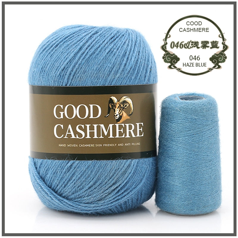 50+20g Mongolian Cashmere wool mix + thread