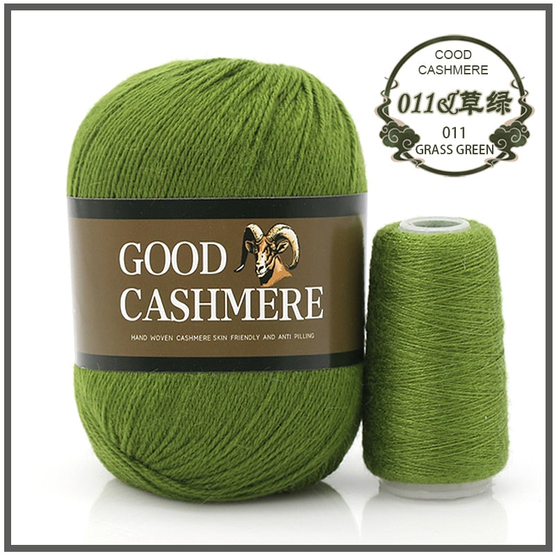 50+20g Mongolian Cashmere wool mix + thread