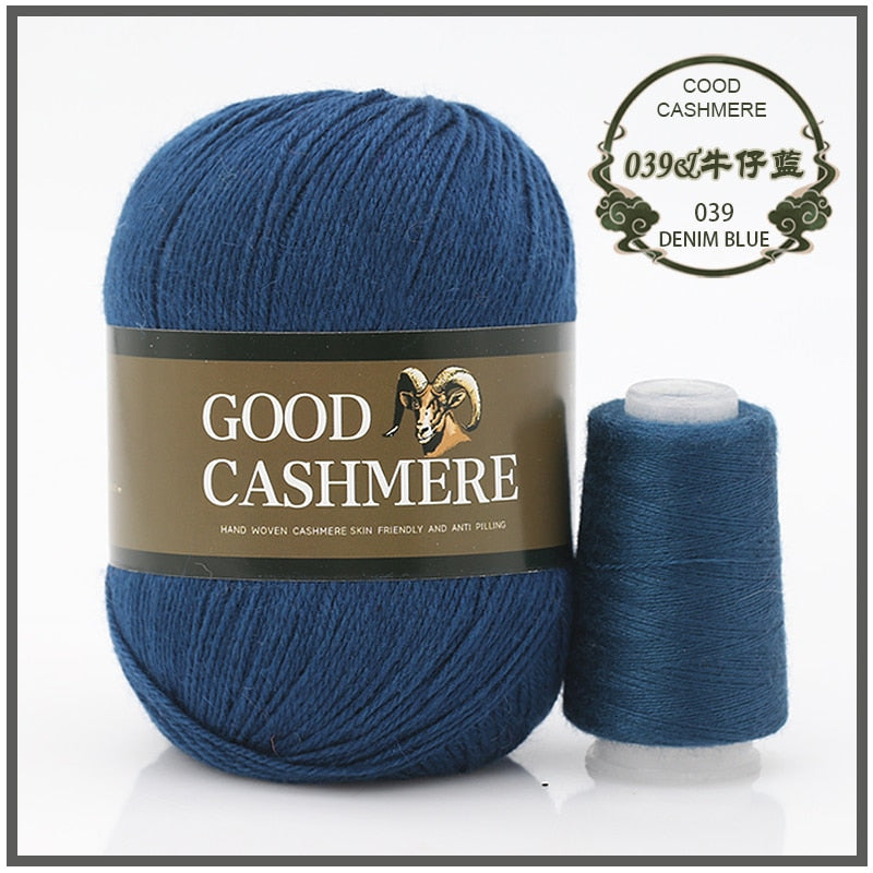 50+20g Mongolian Cashmere wool mix + thread