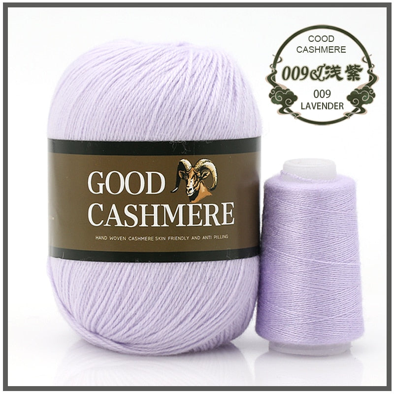 50+20g Mongolian Cashmere wool mix + thread