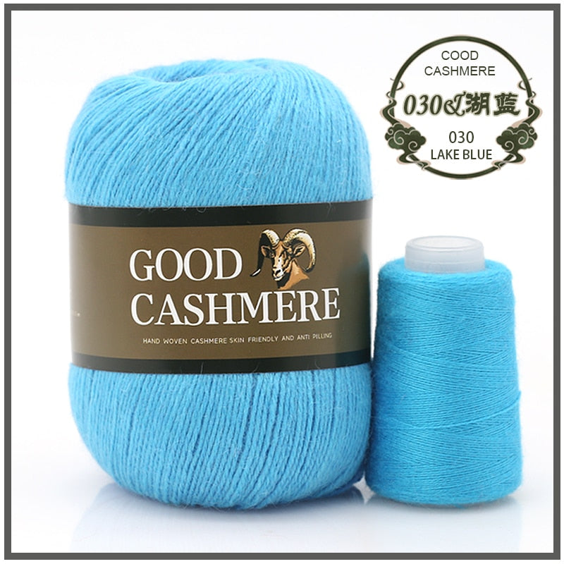 50+20g Mongolian Cashmere wool mix + thread