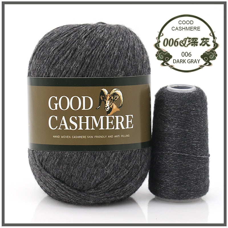 50+20g Mongolian Cashmere wool mix + thread