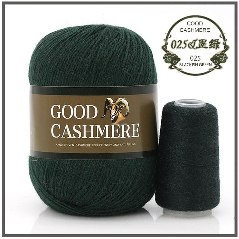 50+20g Mongolian Cashmere wool mix + thread