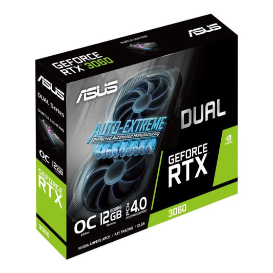 Asus dual RTX3060 OC edition 12 GB DDR6 3 x Display port - Graphics card 