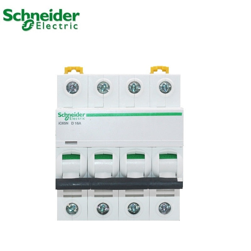 Schneider electric Mini Disjuntor Acti 9 iC65N 1p 2p 3p 4p D type 1A 2A 3A 4A 6A 10A 16A 20A 25A 32A 50A 63A AC circuit breaker