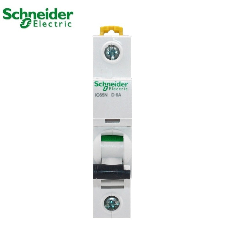 Schneider electric Mini Disjuntor Acti 9 iC65N 1p 2p 3p 4p D type 1A 2A 3A 4A 6A 10A 16A 20A 25A 32A 50A 63A AC circuit breaker