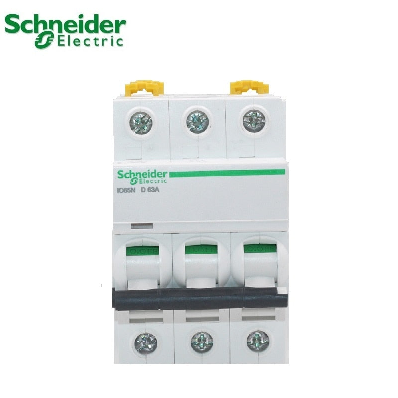 Schneider electric Mini Disjuntor Acti 9 iC65N 1p 2p 3p 4p D type 1A 2A 3A 4A 6A 10A 16A 20A 25A 32A 50A 63A AC circuit breaker