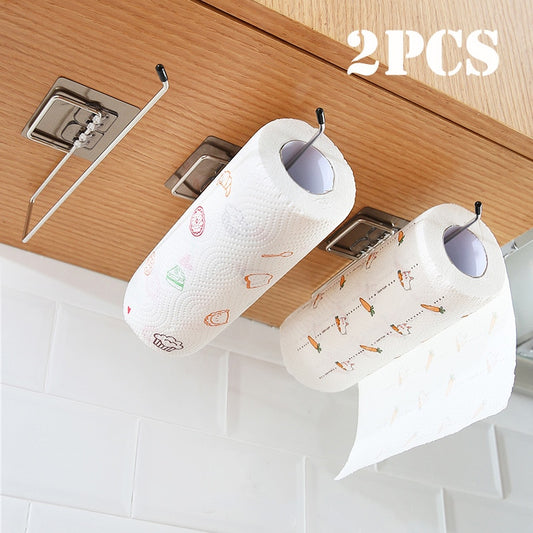 1/2 pcs Hanging Toilet Paper Holder Roll Paper Holder Flying Home Storage Racks