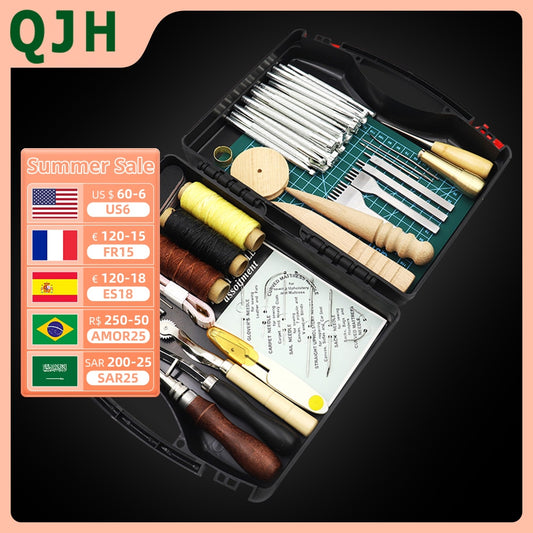 Professional Leather Craft Tool Kit Hand Sewing