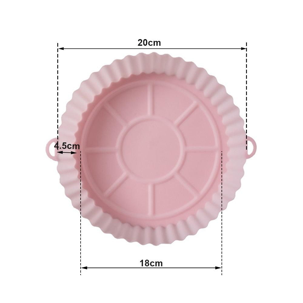 Silicone mold for baking