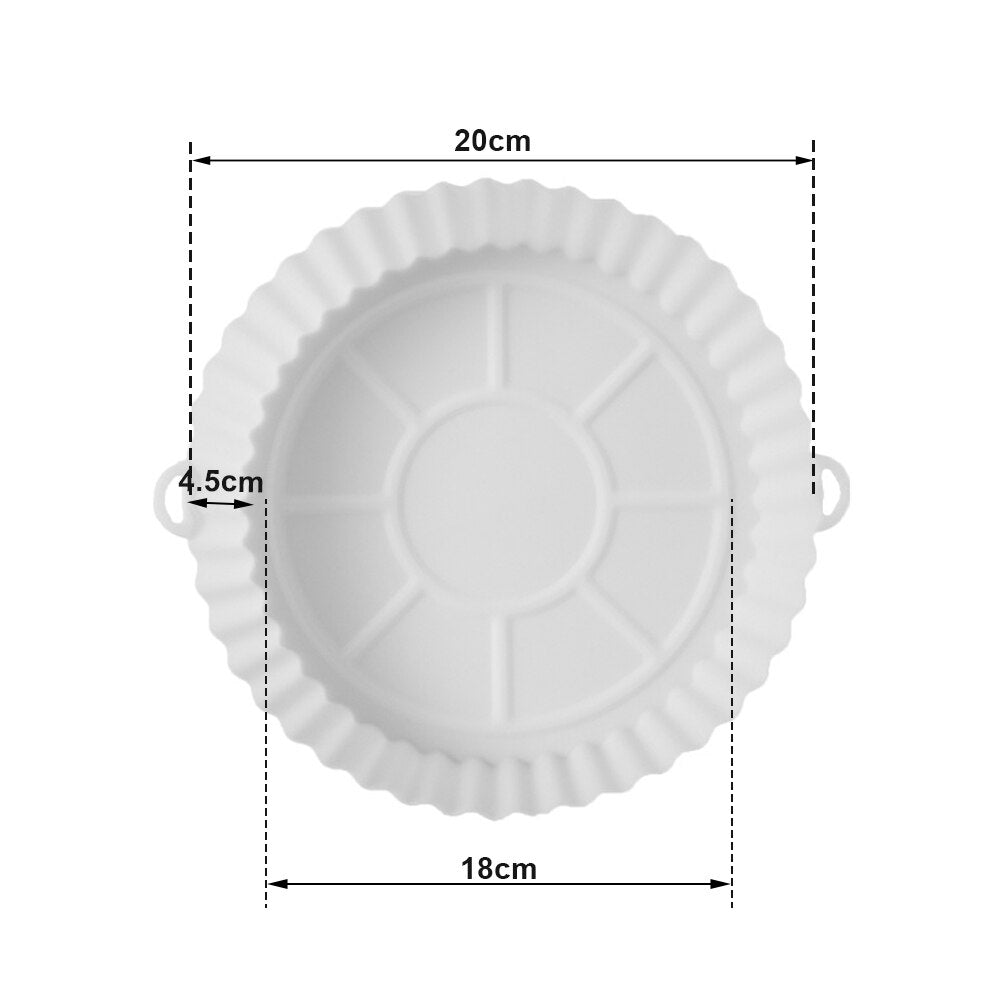 Silicone mold for baking