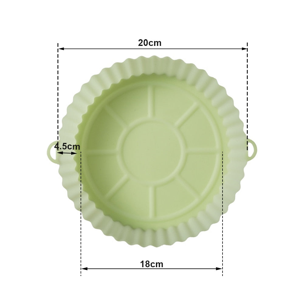 Silicone mold for baking